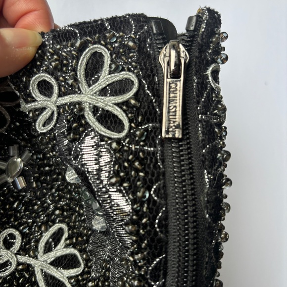 Colin Stuart Embellished Beaded Heeled Boots - Picture 6 of 17